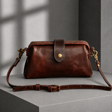 Melis Vintage Crossbody Bag - Coffee
