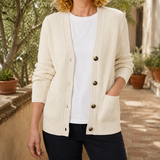 Oriana V Neck Sweater - Pink