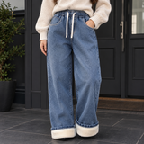 Guinevere-Jane Straight-Leg Pants - Vintage Blue ~