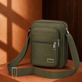 Bertani Multi-Zip Crossbody Bag - Military Green