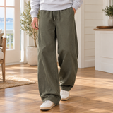 Joshua Curved Leg Pants - Military Green