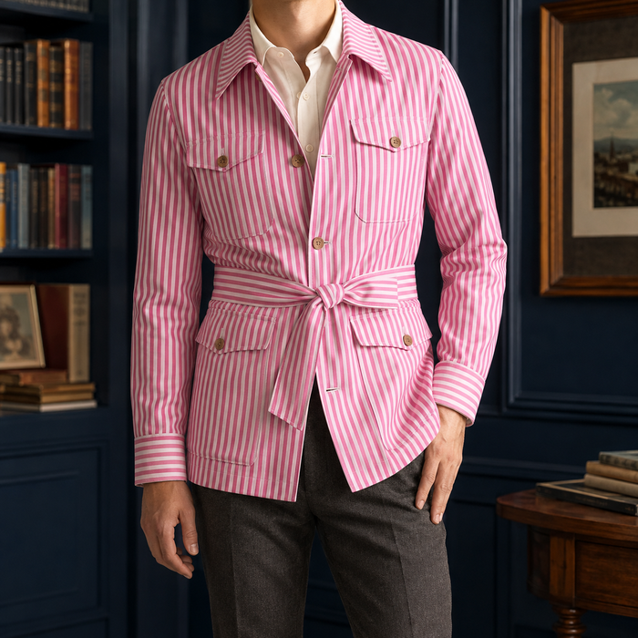 Stellan Striped Safari Jacket