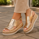 Abate Orthopedic Sandals - Gold