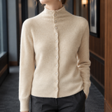 Pomeline-Elise Cashmere Cardigan - Cream