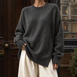 Millie Crew Neck Sweater - Gray