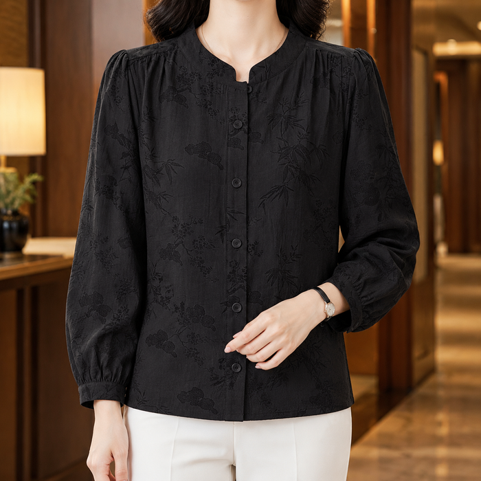 Octavia Mandarin Top