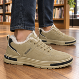 Zamboni Fleece Lined Sneakers - Khaki