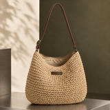 Manfredi Woven Sling Bag - Beige