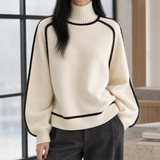 Keira Turtleneck Sweater - White