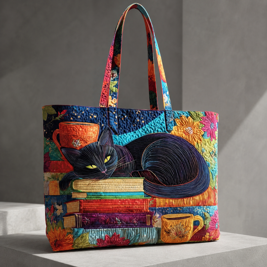 Caruso Quilted Tote - Multicolor