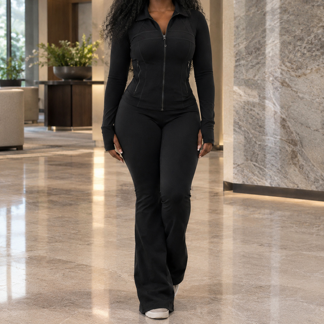 Sabina-Jane Sculpted Set - Black