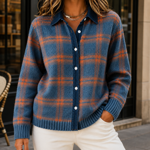 Aimee Plaid Sweater