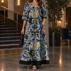 Navy Blue Gold