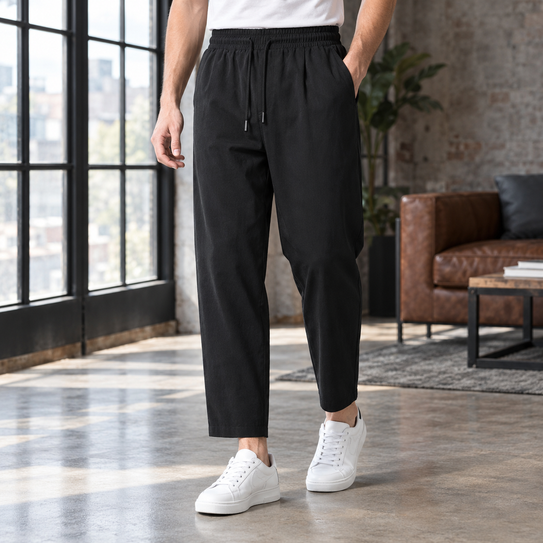 Fraser Relaxed Pants - Black