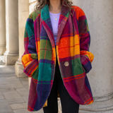 Solene-Mae Plaid Jacket - Multi Color