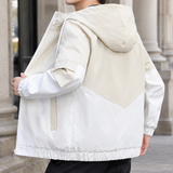Romain Color Block Jacket - Off White