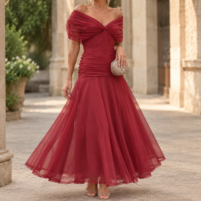 Annabeth Draped Maxi Dress