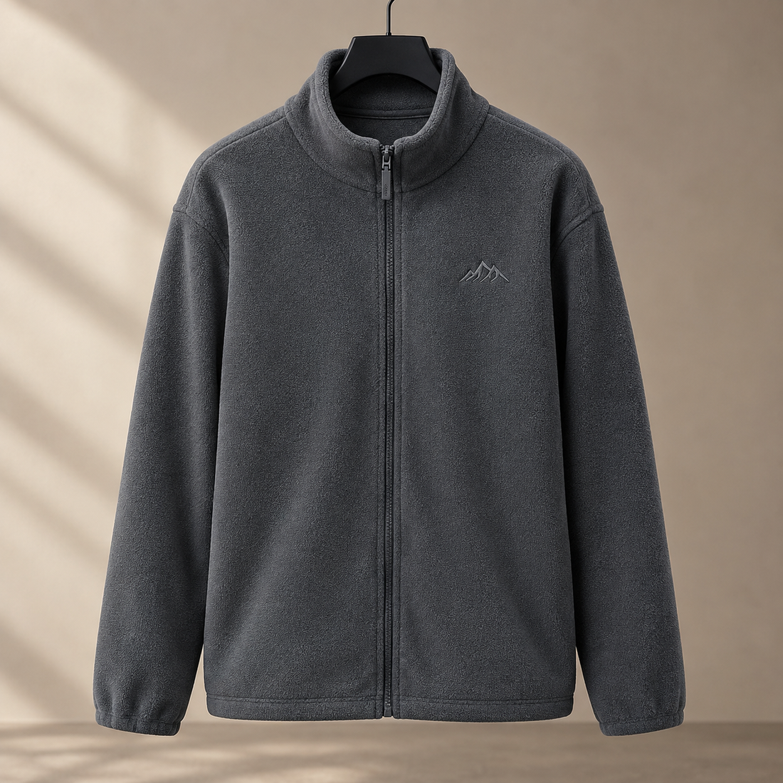 Alfred Stand Collar Jacket - Gray