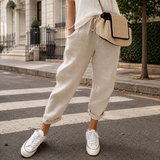 Dahlia-Mae Relaxed Pants - Beige