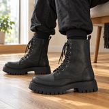 Bevilacqua Lug Sole Boots - Black