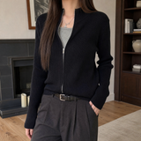 Sarah Ribbed Sweater - Black