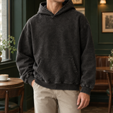 Reinhold Washed Hoodie - Distressed Black