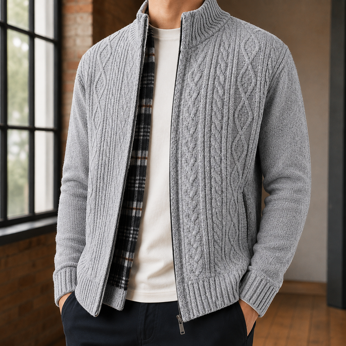 Tristan Cable Knit Cardigan