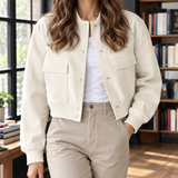 Noemie Utility Jacket - Apricot