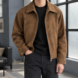 Rowan Relaxed Zip Jacket - Brown