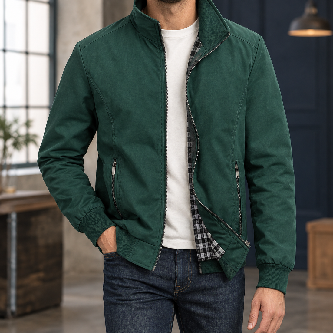 Rory Bomber Jacket - Green
