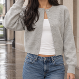 Paula Relaxed Cardigan - Black