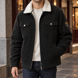 Thibault Corduroy Jacket - Black
