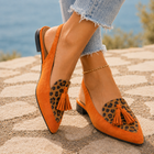 Orange And Leopard