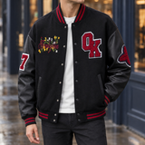 Torquil Varsity Jacket - Black