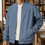 Alaric Bomber Jacket - Light Blue