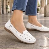 Vasari Cutout Loafers - White