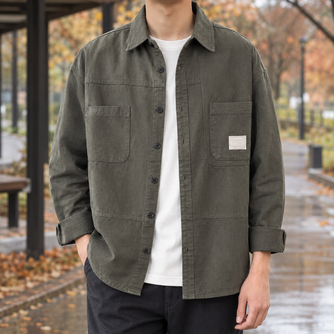 Rodolphe-Hayes Utility Jacket - Green