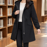 Aubrey Hooded Coat - Black Lining