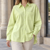 Zelie Relaxed Shirt - Lime