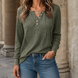 Maia-Jade Ribbed Top - Green