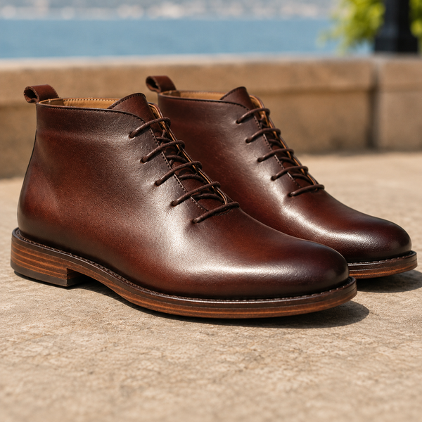 Austin Leather Ankle Boots