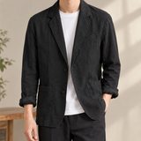 Armel Cotton Blazer - Black