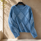 Maylis-Louise Sequin Sweater - Blue Theme