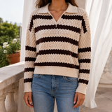 Juliet Polo Sweater - Cream