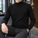 Finley Mock Neck Sweater - Black
