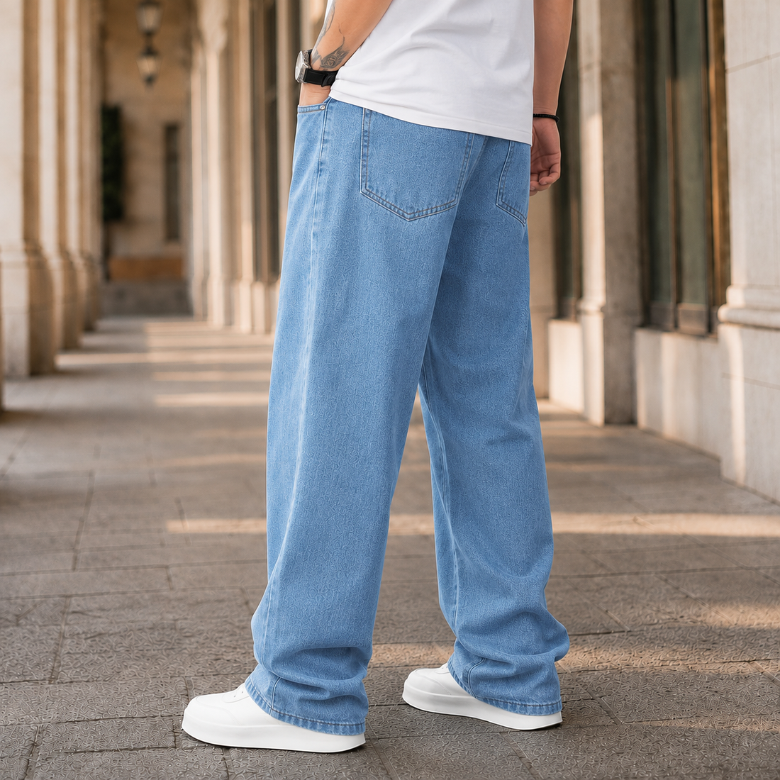 Hugo Baggy Jeans - Lead Alternate View