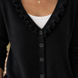 Severine-Claire Ruffle Cardigan - Lead Product Detail