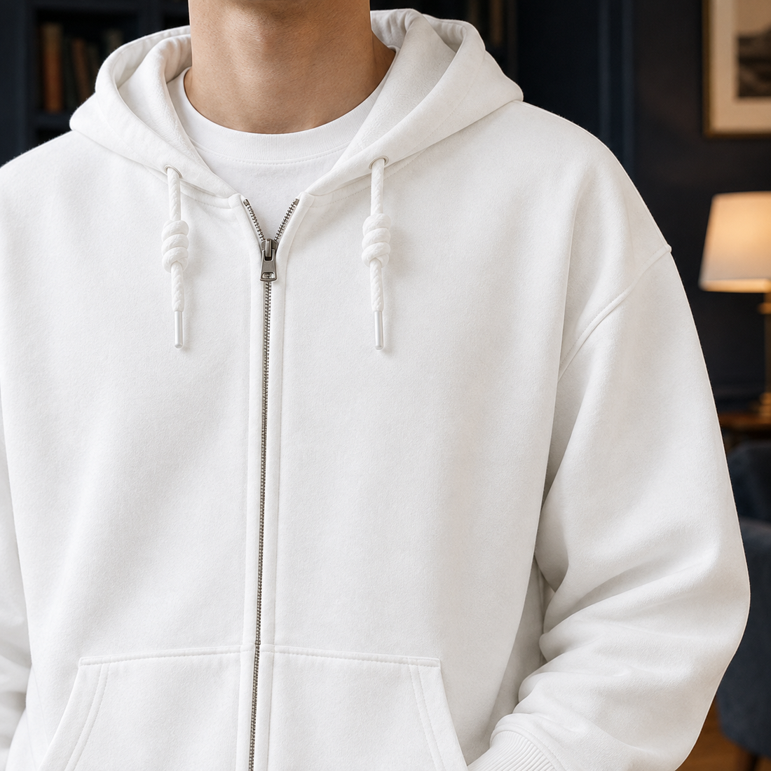 Griffin Hooded Hoodie - Lead Product Detail