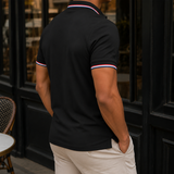Orion Striped Polo - Lead Alternate View