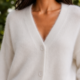 Clara-Pearl V Neck Sweater - Lead Product Detail